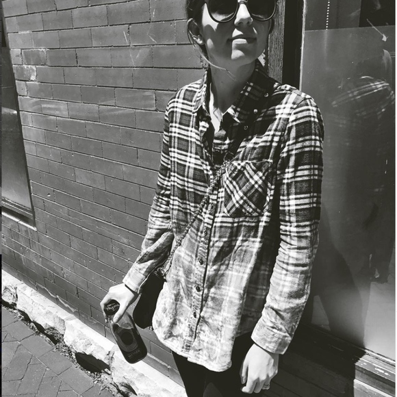 Urban Outfitters Ombre Flannel - Picture 2 of 7